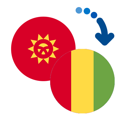Wie kann man online Geld von Kirgisistan nach Guinea senden?