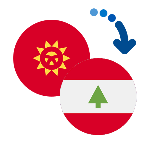 ¿Cómo mandar dinero de Kirguistán a Líbano?