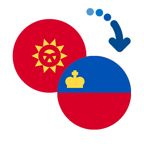 Wie kann man online Geld von Kirgisistan nach Liechtenstein senden?