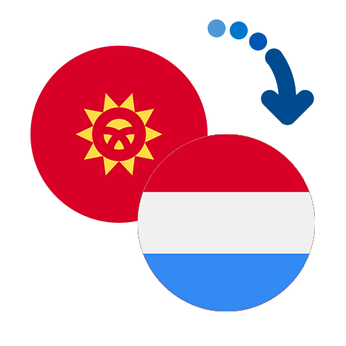 ¿Cómo mandar dinero de Kirguistán a Luxemburgo?