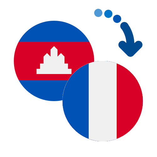 Wie kann man online Geld von Kambodscha nach Frankreich senden?