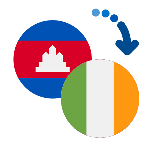 How to send money from Cambodia to Ireland