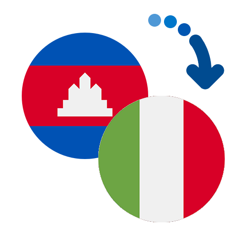 How to send money from Cambodia to Italy