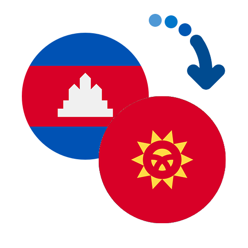 Wie kann man online Geld von Kambodscha nach Kirgisistan senden?