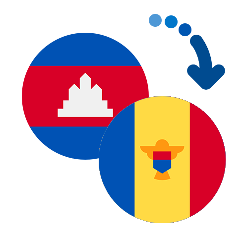 ¿Cómo mandar dinero de Camboya a Moldavia?