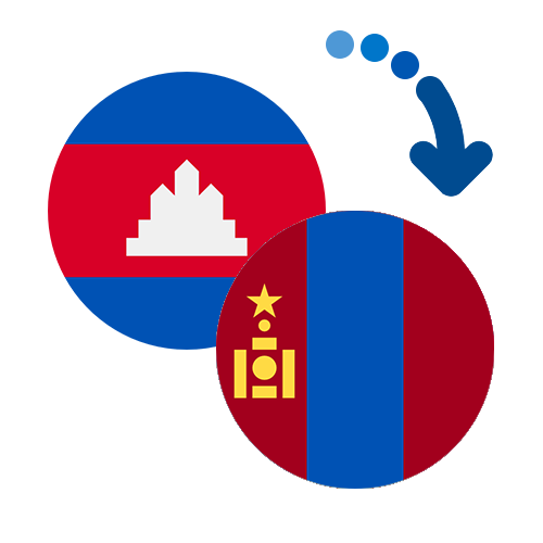 Wie kann man online Geld von Kambodscha in die Mongolei senden?