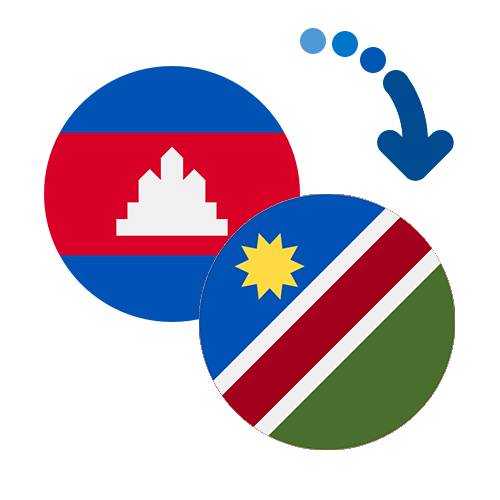 ¿Cómo mandar dinero de Camboya a Namibia?