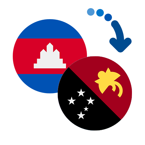 ¿Cómo mandar dinero de Camboya a Papúa Nueva Guinea?