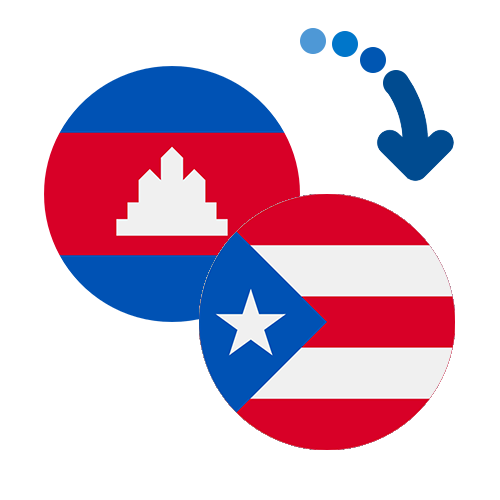 How to send money from Cambodia to Puerto Rico