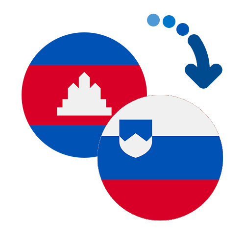 Wie kann man online Geld von Kambodscha nach Slowenien senden?