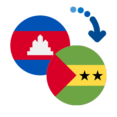 ¿Cómo mandar dinero de Camboya a Santo Tomé y Príncipe?