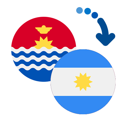 Wie kann man online Geld von Kiribati nach Argentinien senden?