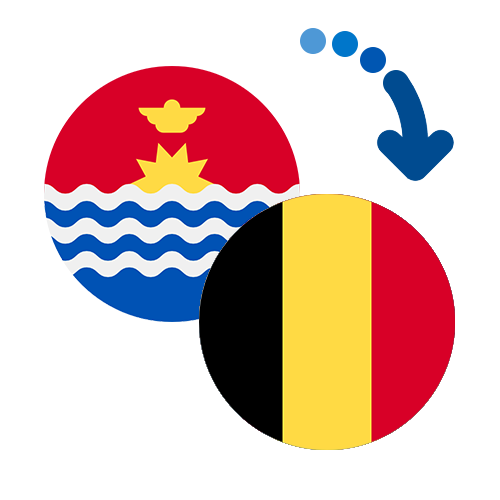 ¿Cómo mandar dinero de Kiribati a Bélgica?