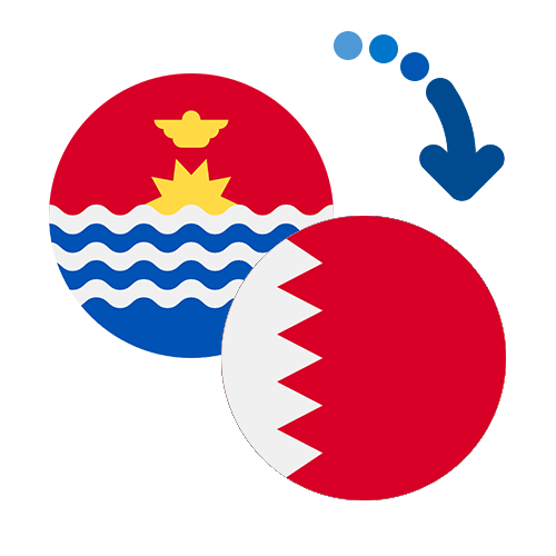 ¿Cómo mandar dinero de Kiribati a Bahréin?