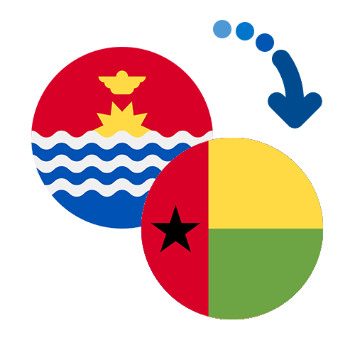 ¿Cómo mandar dinero de Kiribati a Guinea-Bissau?