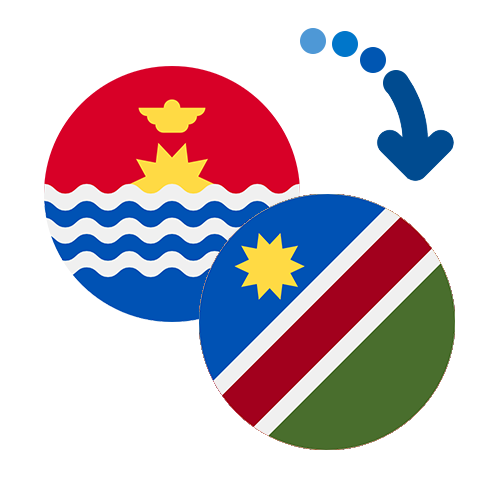 ¿Cómo mandar dinero de Kiribati a Namibia?