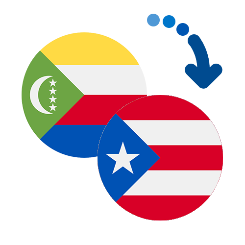 ¿Cómo mandar dinero de las Comoras a Puerto Rico?