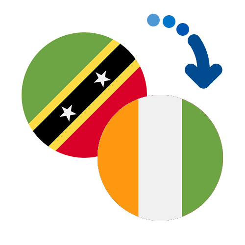 How to send money from Saint Kitts And Nevis to the Ivory Coast