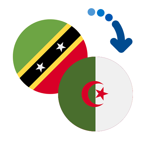 Wie kann man online Geld von St. Kitts und Nevis nach Algerien senden?