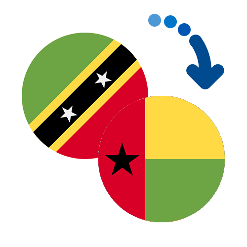 How to send money from Saint Kitts And Nevis to Guinea-Bissau