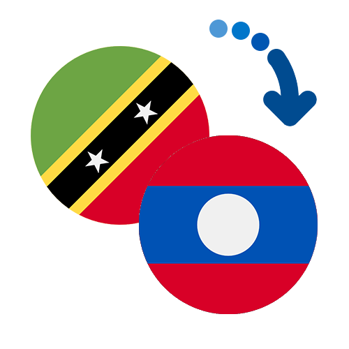 Wie kann man online Geld von St. Kitts und Nevis nach Laos senden?