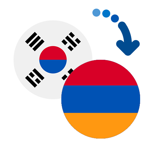 Jak wysłać pieniądze z Korei Południowej do Armenii online?