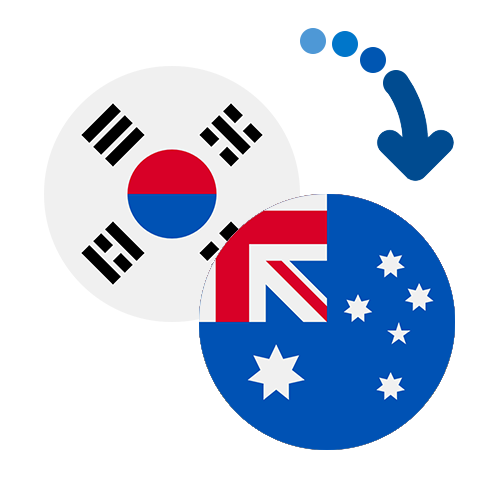 Wie kann man online Geld von Südkore nach Australien senden?