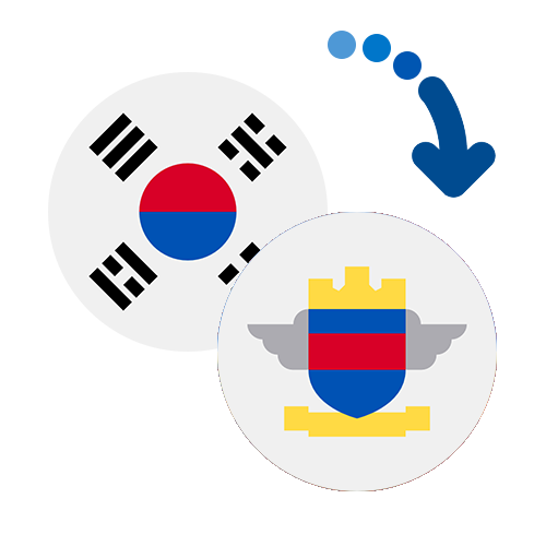 Jak wysłać pieniądze z Korei Południowej do Saint Bartłomieja online?