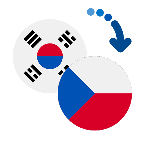 ¿Cómo mandar dinero de Corea del Sur a la República Checa?