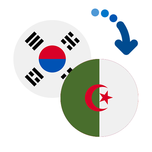 How to send money from South Korea to Algeria