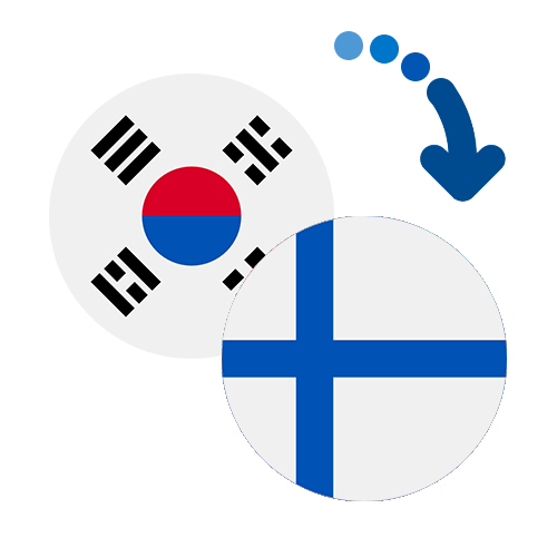 ¿Cómo mandar dinero de Corea del Sur a Finlandia?