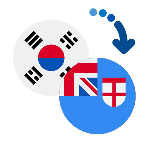 ¿Cómo mandar dinero de Corea del Sur a Fiyi?