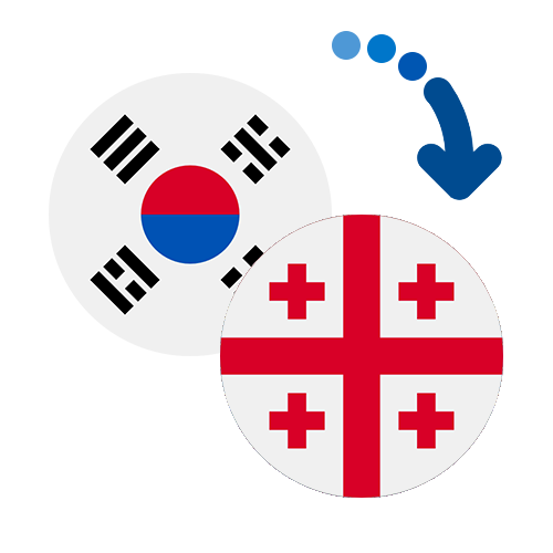 ¿Cómo mandar dinero de Corea del Sur a Georgia?