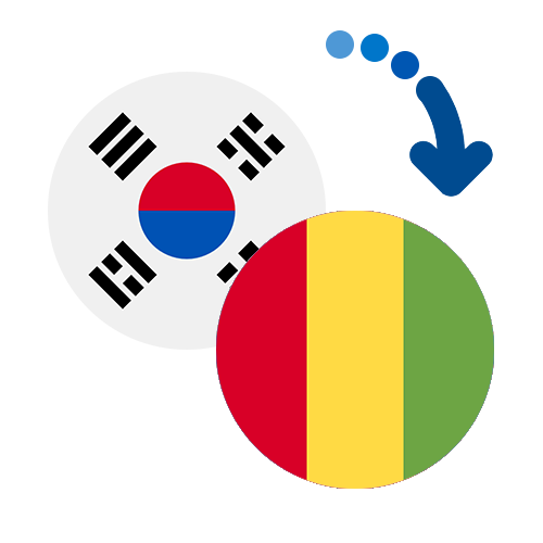 Jak wysłać pieniądze z Korei Południowej do Gwinei online?
