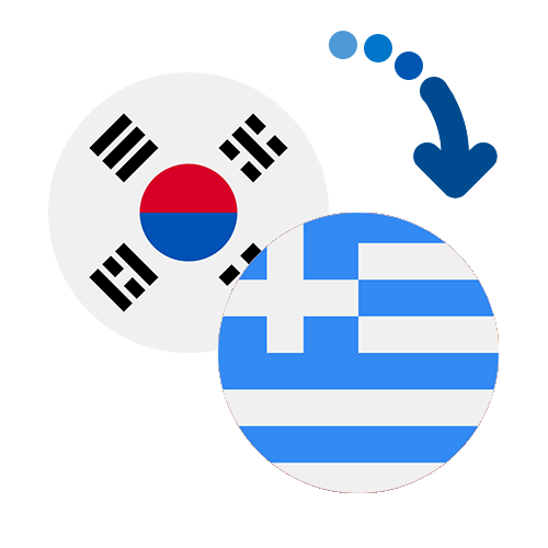 Wie kann man online Geld von Südkore nach Griechenland senden?