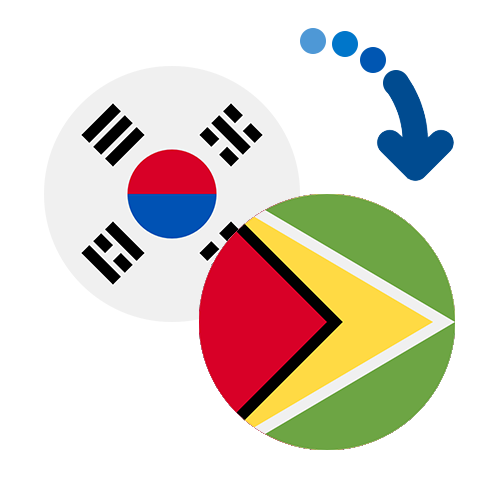 ¿Cómo mandar dinero de Corea del Sur a Guyana?