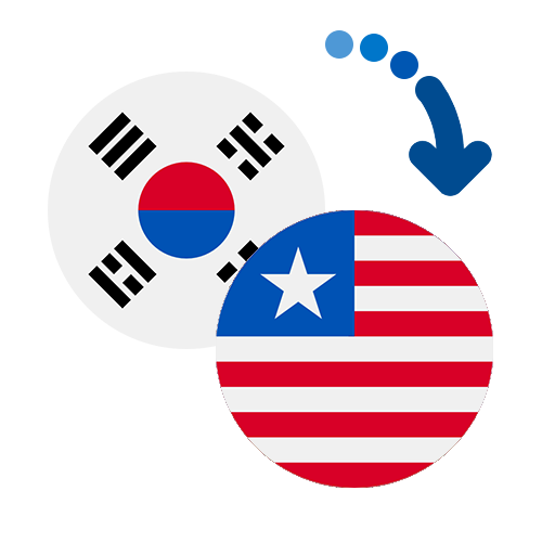 How to send money from South Korea to Liberia