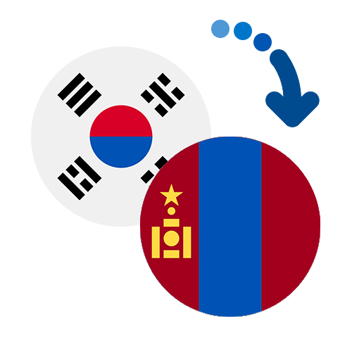 Wie kann man online Geld von Südkore in die Mongolei senden?