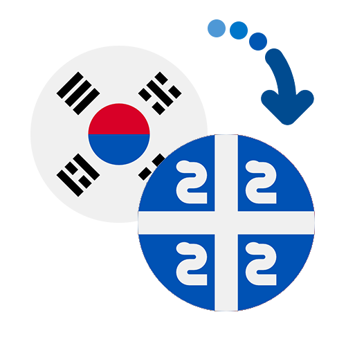 Jak wysłać pieniądze z Korei Południowej na Martynikę online?