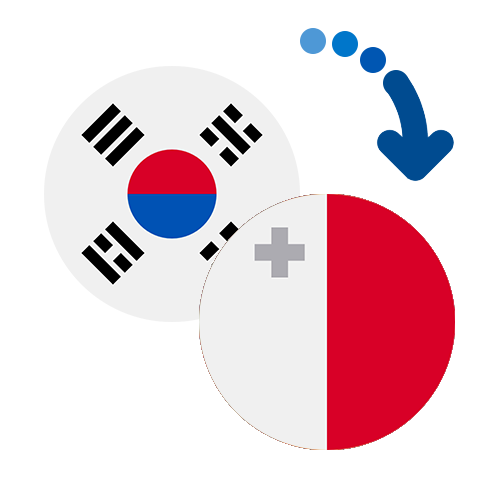 How to send money from South Korea to Malta