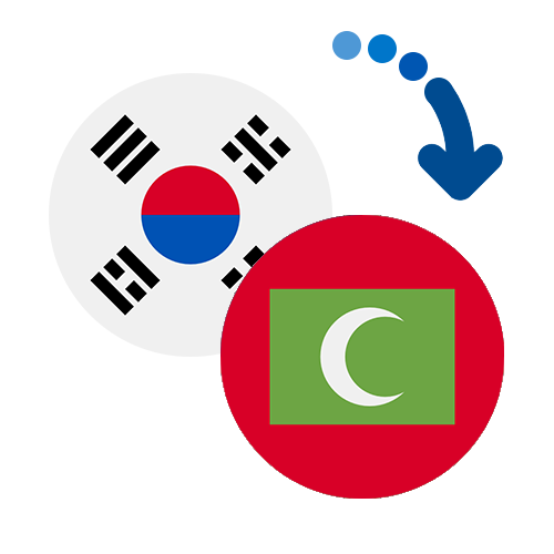 ¿Cómo mandar dinero de Corea del Sur a las Maldivas?
