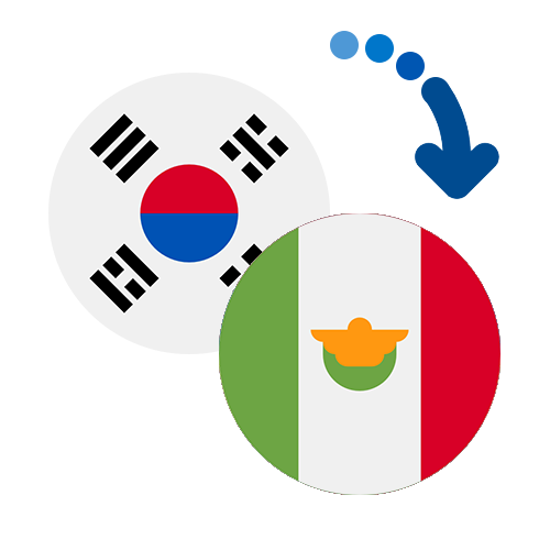 How to send money from South Korea to Mexico