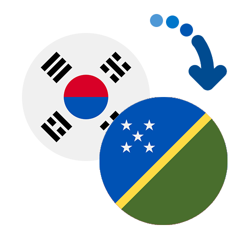 ¿Cómo mandar dinero de Corea del Sur a las Islas Salomón?