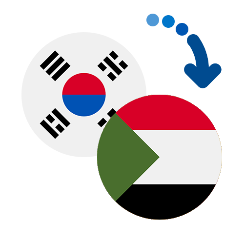 How to send money from South Korea to Sudan
