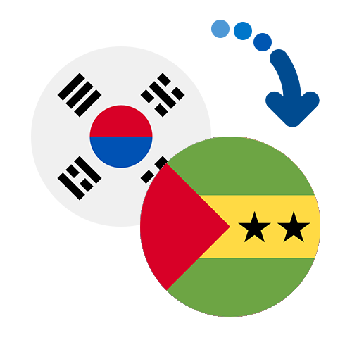¿Cómo mandar dinero de Corea del Sur a Santo Tomé y Príncipe?