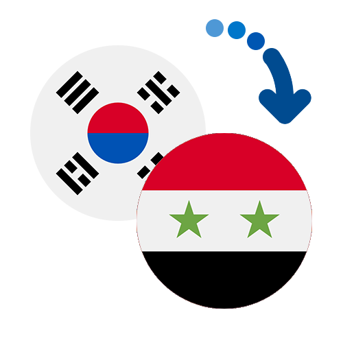 How to send money from South Korea to the Syrian Arab Republic