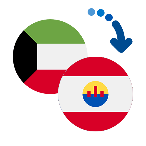 Wie kann man online Geld von Kuwait nach Französisch-Polynesien senden?