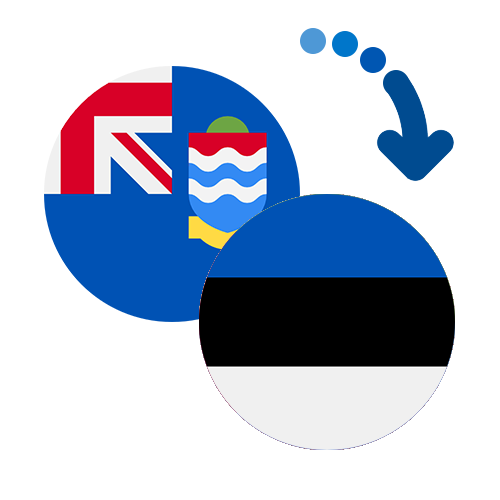 Wie kann man online Geld von den Cayman Inseln nach Estland senden?