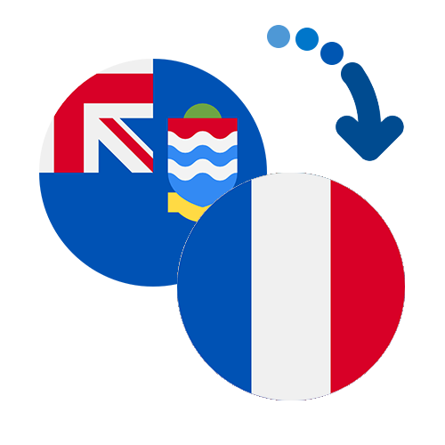 How to send money from the Cayman Islands to France