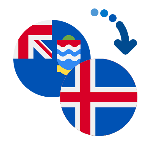 ¿Cómo mandar dinero de las Islas Caimán a Islandia?